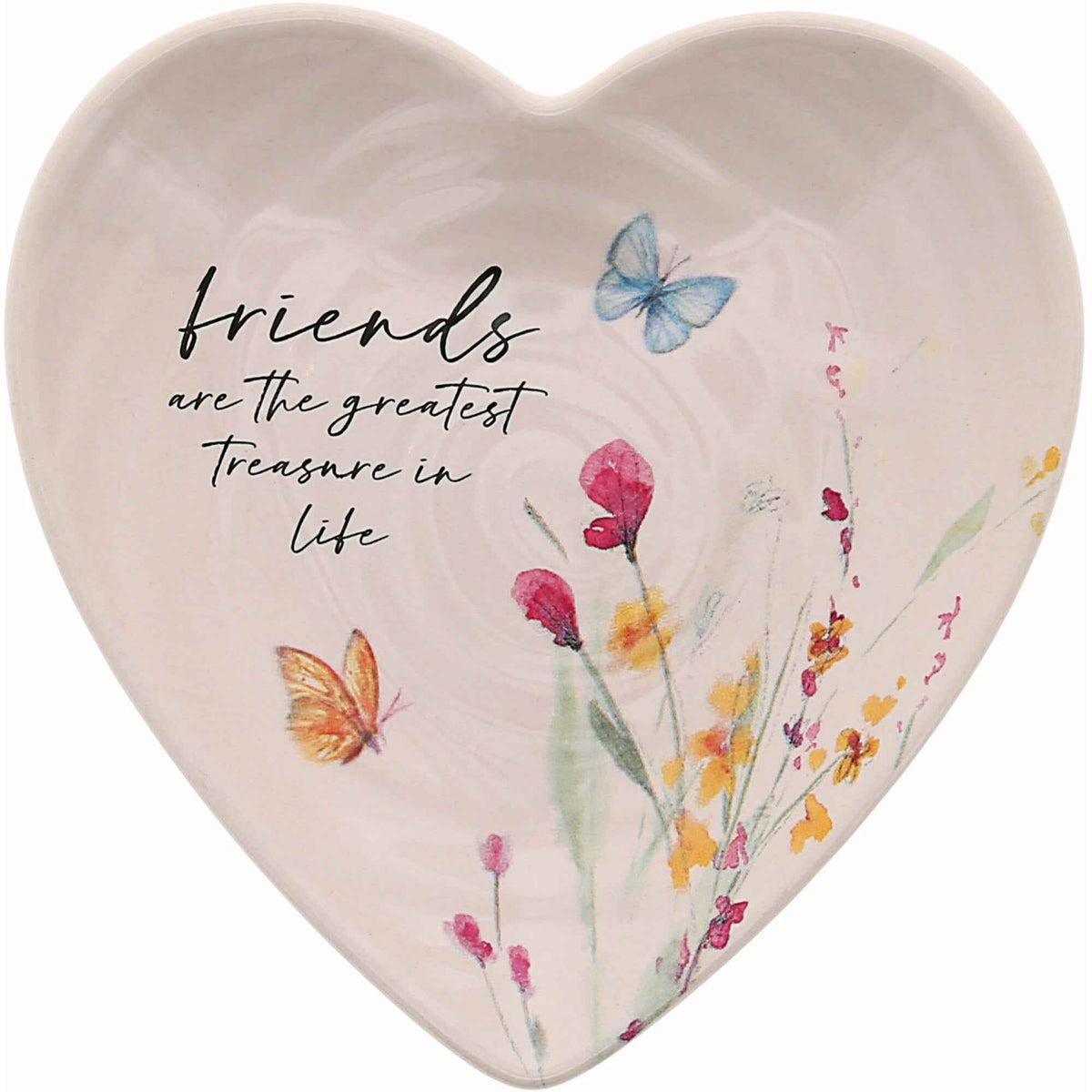 Pavilion Friends Heart Keepsake Dish, 4.5 in