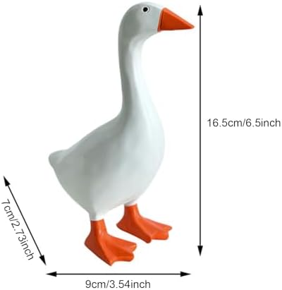 Vaveren 2PCS Goose Key Holders, Resin Goose Statue for Key Hanger