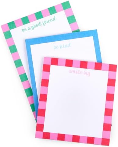 VOTUM Teacher Appreciation Sticky Notes Set, Colorful Notepads for