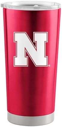 Logo Brands NCAA Nebraska Cornhuskers - 20oz Gameday Stainless Steel