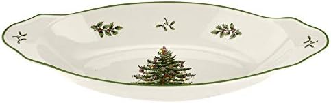 Spode – Christmas Tree – Christmas Tree Handled Serving Platter