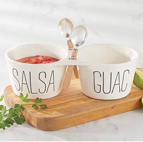 Mud Pie Salsa & Guacamole Double Dip Set