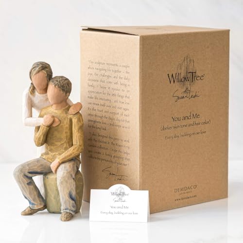 Willow Tree You and Me (Darker Skin), Sculpted Hand-Painted Figure