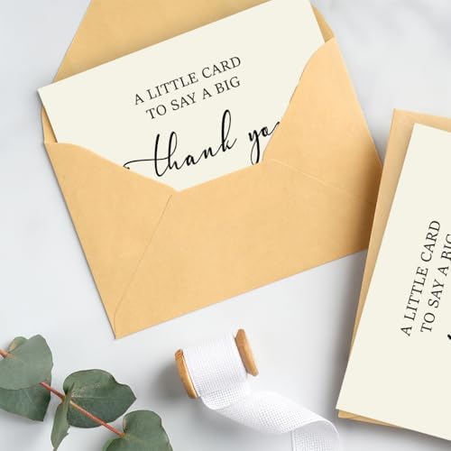 52 Pack 210GSM | Thank You Cards | Thank You Cards & Notes with