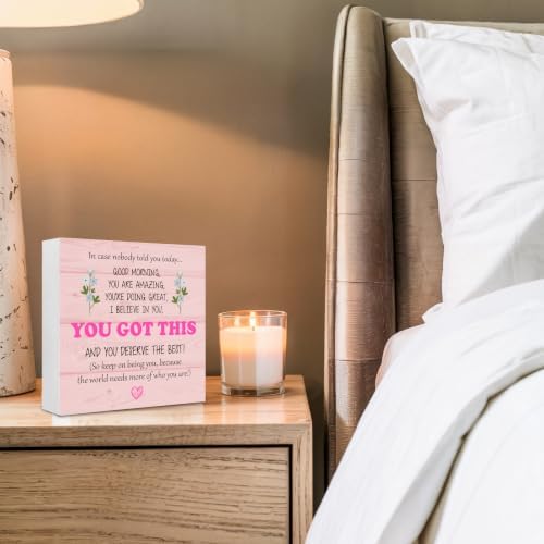 You Got This Gifts for Women, Pink Office Decor for Women