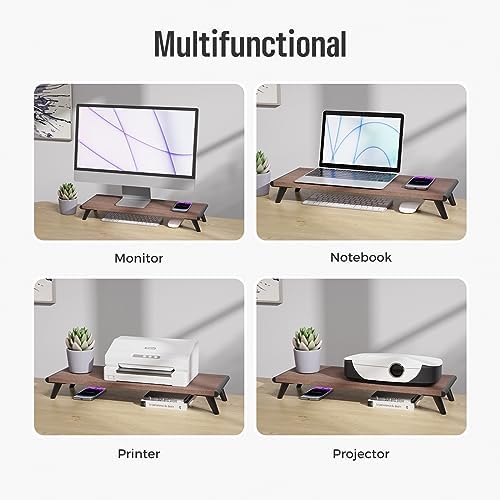 loukin Monitor Stand Riser for Desk, 22.4" × 8.2" Computer Stand