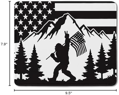 Bigfoot Mouse Pad, Funny Bigfoot Mousepad for Desk Home Office