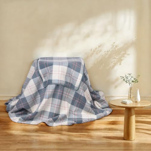 forestfish Wearable Blanket Compact Pillow 2-in-1, Lap Blanket Poncho
