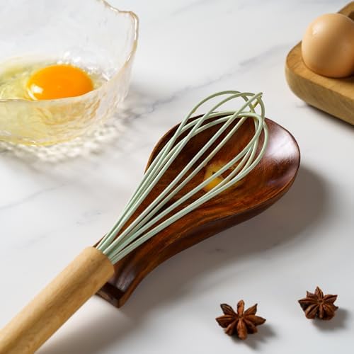 Acacia Wood Spoon Rest Spoon Holder for Stove Top, Utensil Holder for