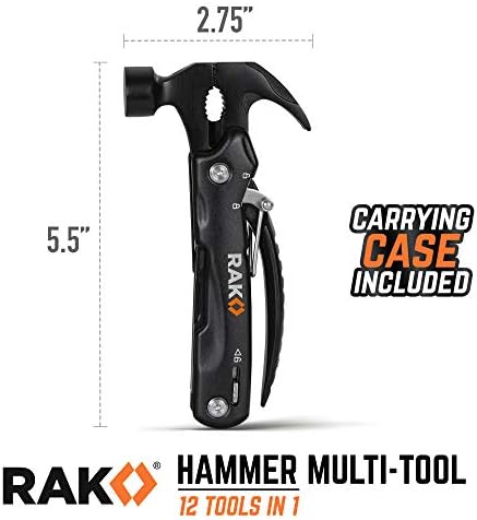 RAK Hammer Multitool BirthdayGifts for Men - Cool Unique Gifts Who