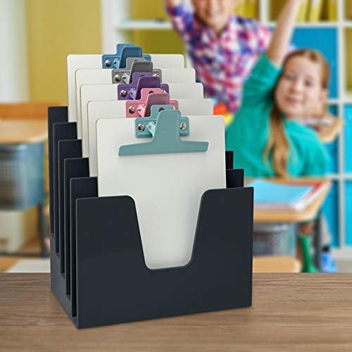 Acrimet 5 Section Incline File Sorter Organizer, Desktop Mail Holder