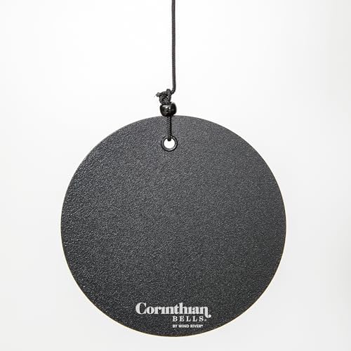Corinthian Bells 30 Inch Black Wind Chimes for Outside, Modern Metal