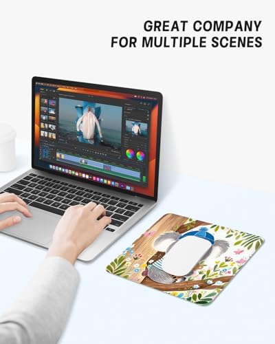 Mouse Pad, Cute Mouse Mat, 10" x 8", Cute Koala and Bear