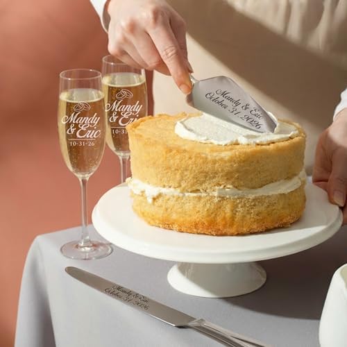 My Personal Memories Personalized Engraved Cake Server Gift Set with