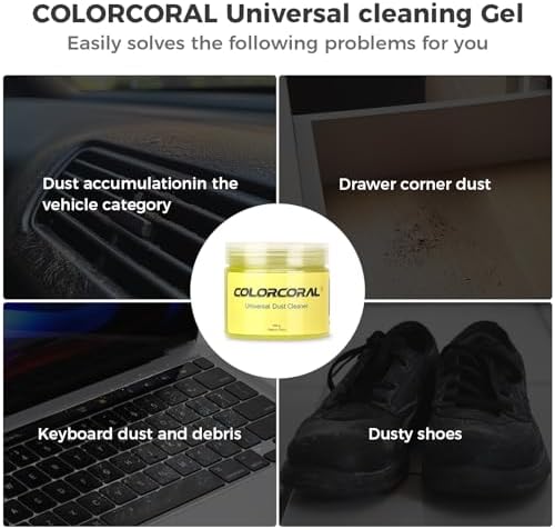 ColorCoral Cleaning Gel Universal Dust Cleaner for PC Keyboard Car