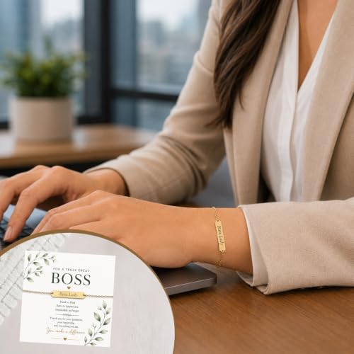 LUICONMO Thank You Gifts for Boss Lady, Bosses Day Gifts for Women