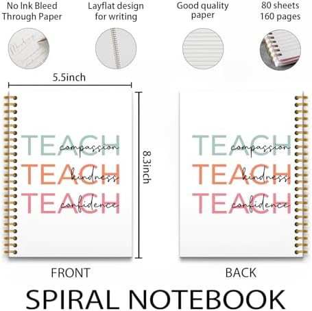 Teacher Notebook Journal, Teacher Gifts for Women, Teacher