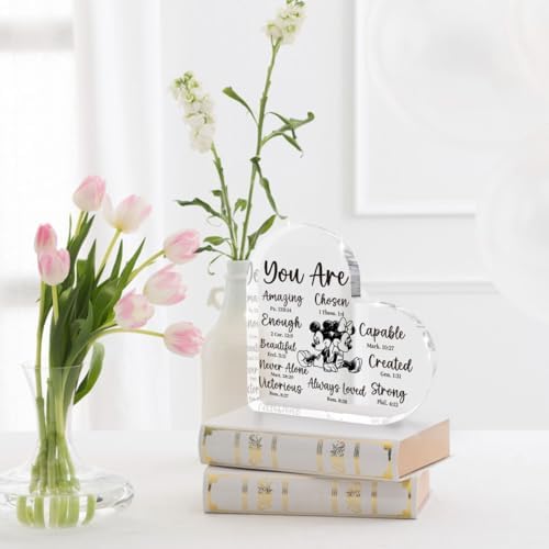 Cute Mouse Gifts for Women, Mouse Desk Decor Gift for Women Boy