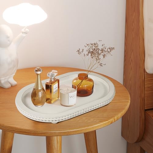 Urban Deco Oval Wooden Tiered Tray, 1Pack