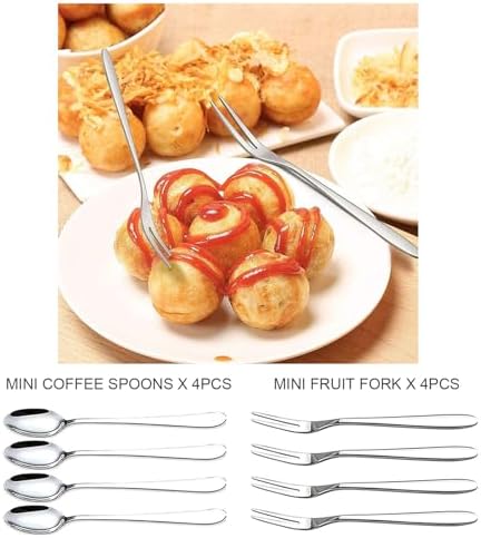 Linwnil Mini Cheese Knife Set with wood Handle - Stainless Steel