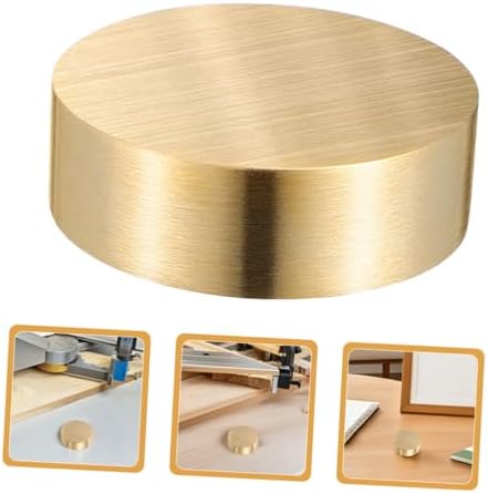 Xmas 3pcs Brass round Paperweights for Chinese Calligraphy Desktop