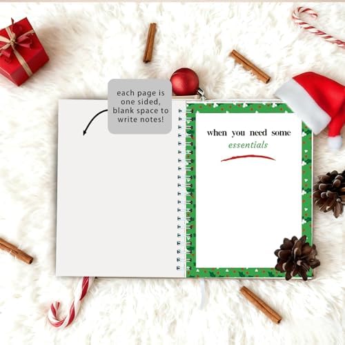 Merry Christmas Gift Card Holder Book - DIY Spiral-Bound with