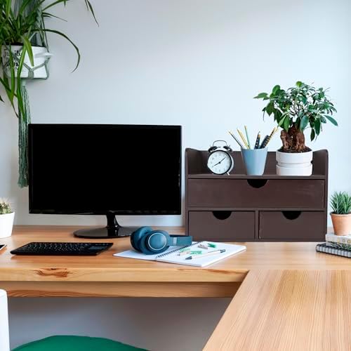 Besti Wooden Office Desk Organizer - Organizing Tool for Desktop