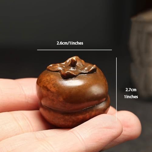 Persimmon-Shaped Bronze Paperweight, Calligraphy Tools for Men in The