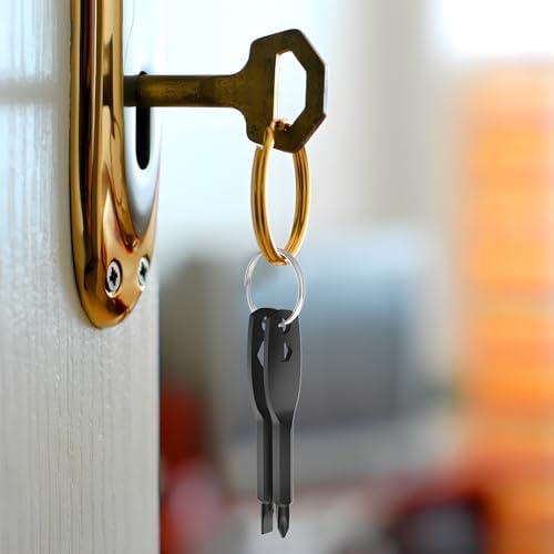 Christmas Stocking Stuffers for Men, 4-in-1 EDC Keychain Screwdriver