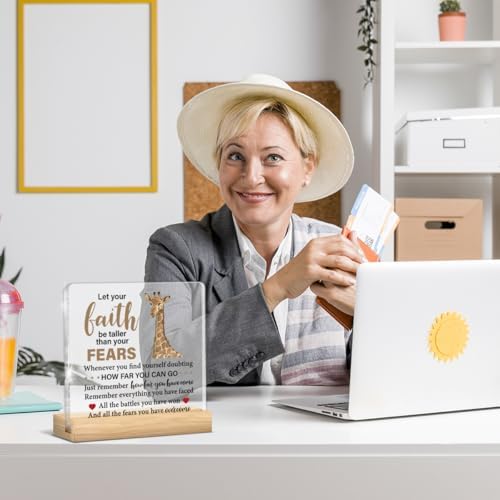 Inspirational Giraffe Gifts for Women, Positive Gifts for Giraffe