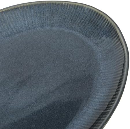 Gibson Elite Sandy Pines 3 Piece Oval Platter Set, 15.7”, 13.75” & 12”