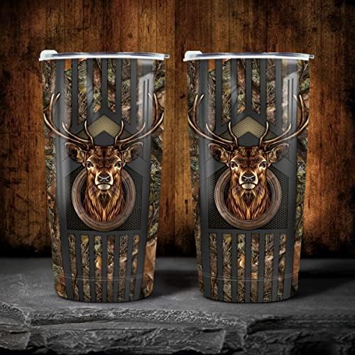 winorax Deer Hunting Tumbler 20oz Hunter Gifts For Men Hunters Double