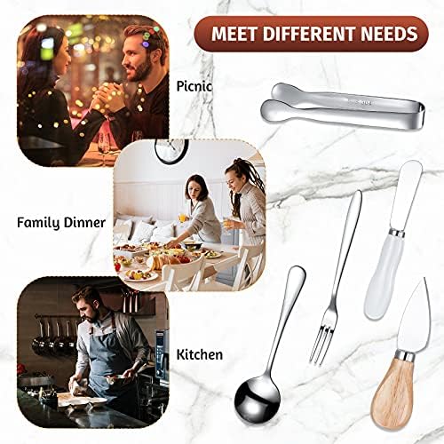 20 Pcs Charcuterie Board Accessories Cheese Butter Knife Set