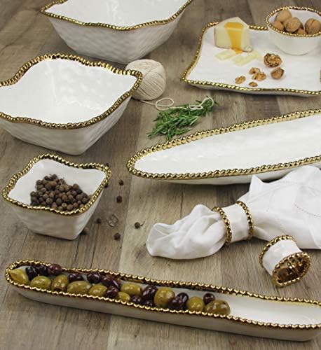 Pampa Bay Porcelain Cracker Cheese and Charcuterie Tray