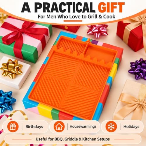 Find law Silicone Tools Mat for Griddle & Kitchen Countertop