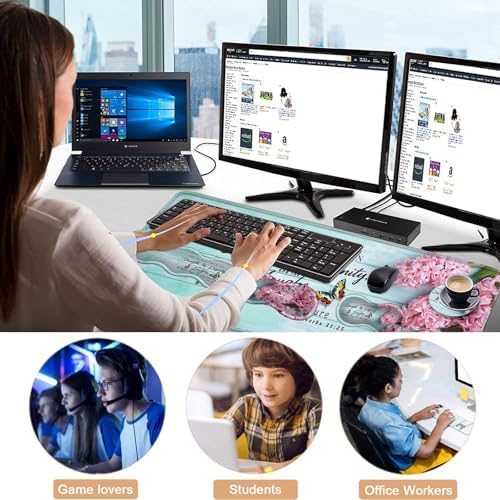 Keyboard Wrist Rest and Mouse Pad with Wrist Support Set Ergonomic