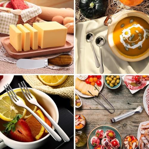 Charcuterie Accessories (14 Pcs), Cheese Spreaders for Charcuterie