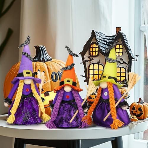 Lovinland Halloween Decorations Indoor - Halloween Gnomes for Office