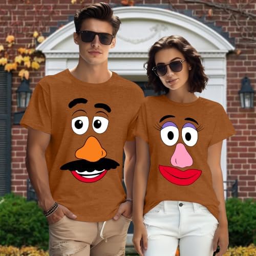 Sweet Potato Shirt Matching Couple Outfit Halloween Husband and Wife