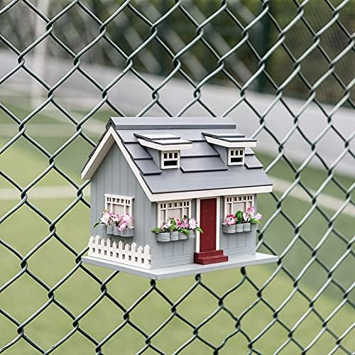 Decorative Wooden Birdhouse for Outdoor Hanging – Handcrafted