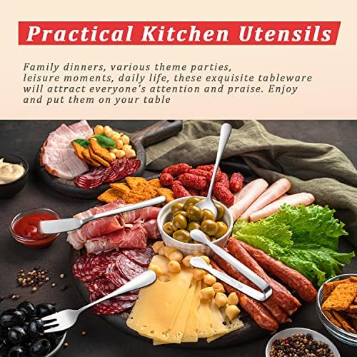 Cheese Butter Spreader Knife Set Charcuterie Accessories 16 Pieces