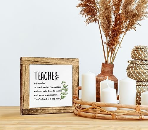 Gkwa Wooden Sign, Desk Décor, Teacher Definition