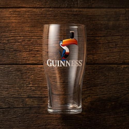 Guinness 20oz Toucan Pint Glass – Twin Pack | Official Merchandise