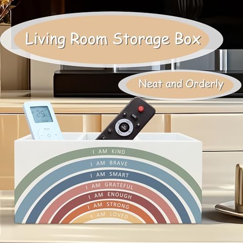 Boho Rainbow Teacher Classroom Decor Wooden Pen Pencil Holder for
