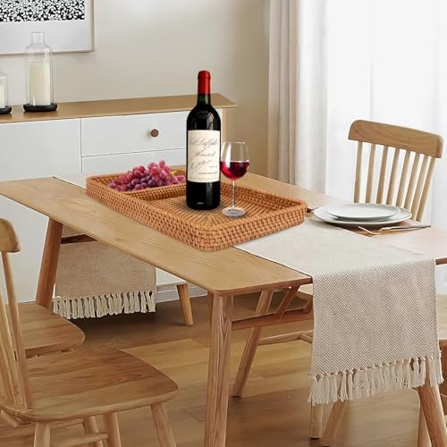 Rectangular Serving Tray for Home Decor,Decorative Serving Baskets for