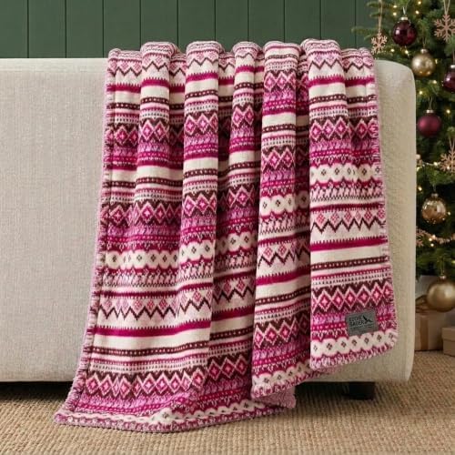 Eddie Bauer - Soft Reversible Throw Blanket for Bed & Couch, 50 x 70