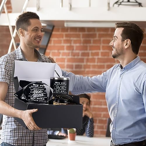 Kolewo4ever 9 Pieces Employee Appreciation Gifts for Men Christmas Gifts Thank You Gift May you Be Proud Gift for Team Coworkers Farewell Male Friend