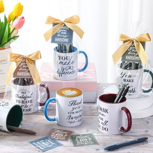 Baderke Employee Appreciation Gifts, 6 Set, Blue Green Brown, Classic