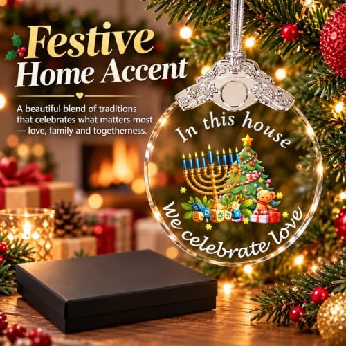 Christmas Ornaments Hanukkah Ornaments for Tree Jewish Chanukah Gifts