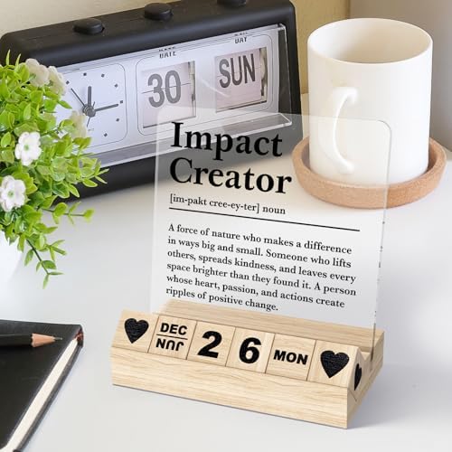 Impact Creator Sign Appreciation Gifts for Women Men Manager Boss